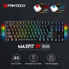 מקלדת גיימינג מכנית Fantech MK876