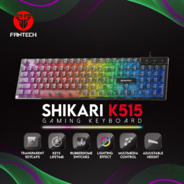 מקלדת גיימינג שקופה חוטית Fantech K515