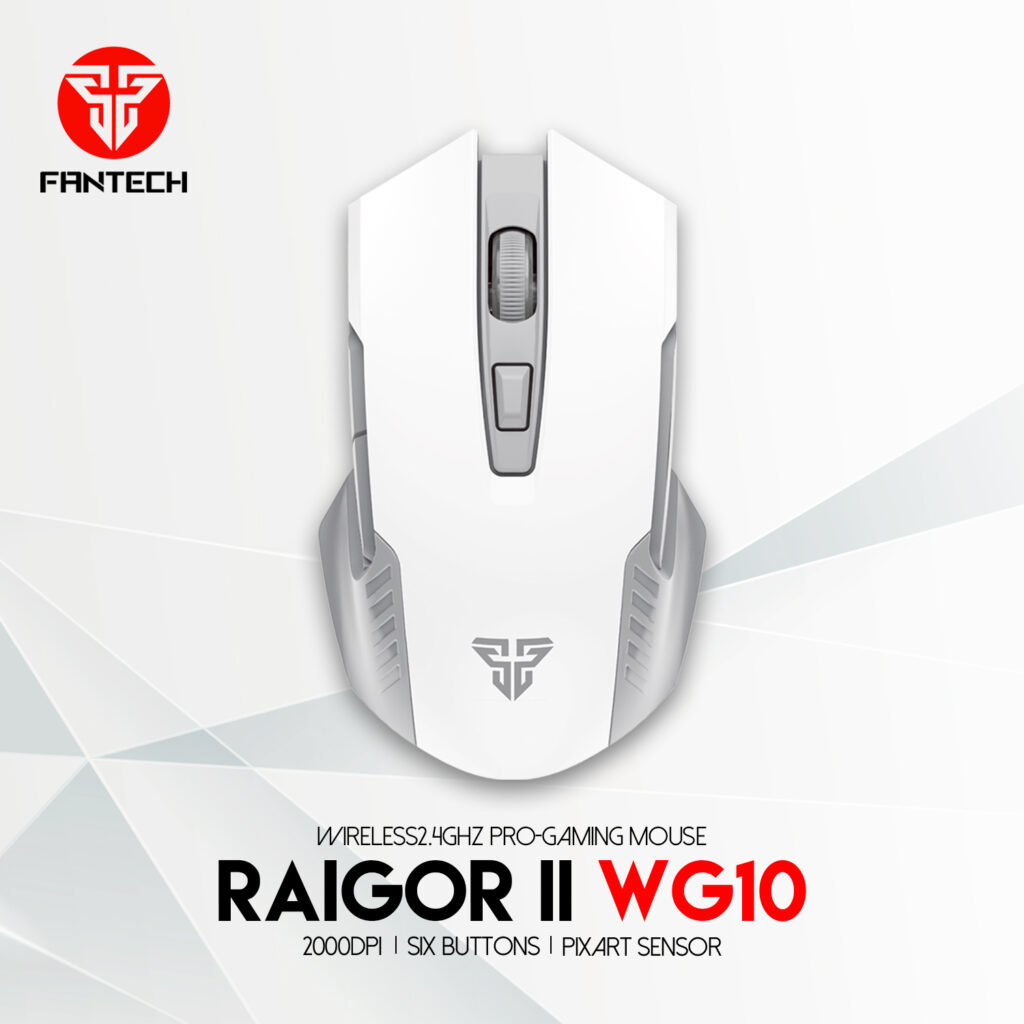 תמונה של עכבר גיימינג אלחוטי FANTECH RAIGOR II WG10 WIRELESS לבן