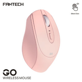 עכבר משרדי אלחוטי לחיצה שקטה Fantech W191 ורוד