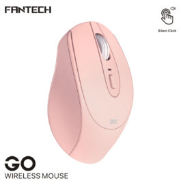 עכבר משרדי אלחוטי לחיצה שקטה Fantech W191 ורוד