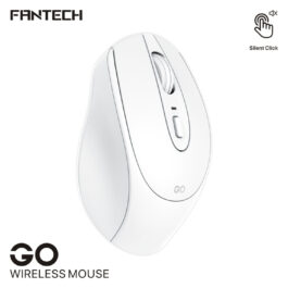 עכבר משרדי אלחוטי לחיצה שקטה Fantech W191 לבן