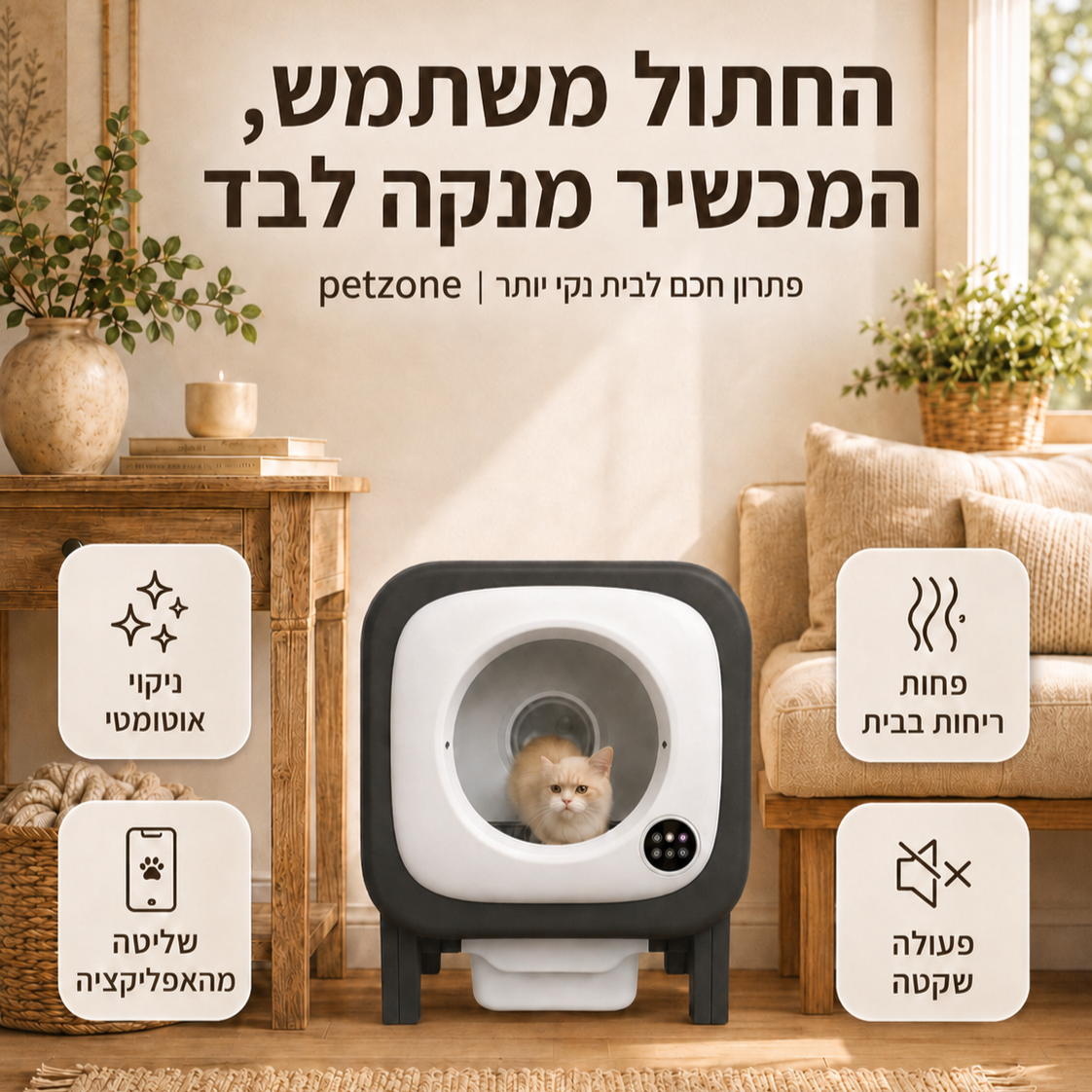 petzone X25 - שירותים חכמים