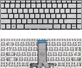 מקלדת למחשב נייד Hp 240 G6 14-BA Silver