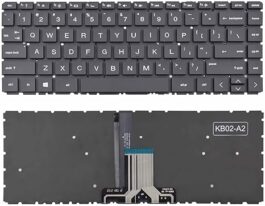מקלדת למחשב נייד HP 14 DQ 14 DH Black