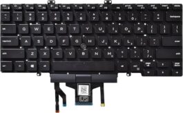 מקלדת למחשב נייד Dell Latitude 5411 5400 7400 Trackpoint&Backlight