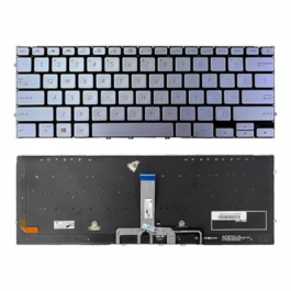 מקלדת למחשב נייד Asus UX392 backlight Silver