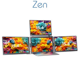 שלושה מסכי עזר 15.6 אינץ’ למחשב נייד דגם S888 Pro מבית Zen