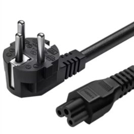 כבל מתח Power Cord C5 – 3pins 1.5m -כבל מיקי – ישראלי