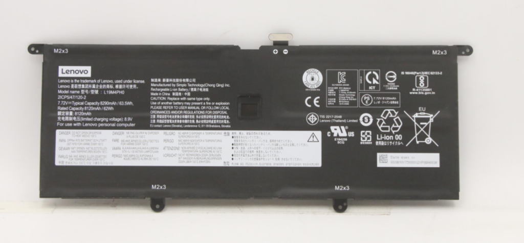 סוללה Lenovo Yoga Slim 9 L19M4PH0 מקורית